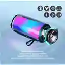 Parlante Bluetooth Recargable Efectos Luz Rgb 360 Usb 10w Karaoke Micrófono