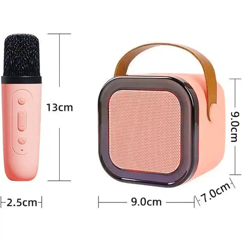 Parlante Altavoz Bluetooth Portátil Karaoke 1 Micrófono