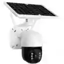 Cámara Panel Solar Ptz Full Hd Exterior Alarma Gira 360°