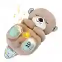 Peluche Nutria Musical Con Movimientos Y Luces Para Bebés Color Marron