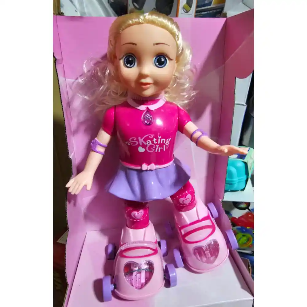 Muñeca Patinadora Luces Sonidos Juguete Niñas