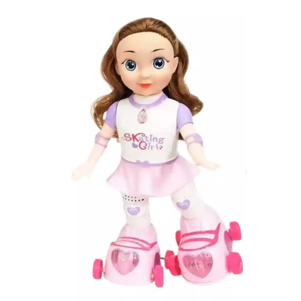 Muñeca Patinadora Luces Sonidos Juguete Niñas