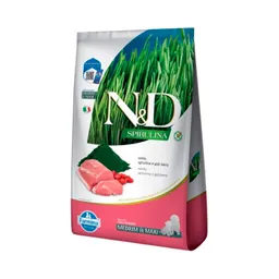Alimento Para Perro Puppy Med/gran N&d Spirulina Cerdo 10,1k