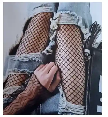 Medias Pantalón De Malla Rebel