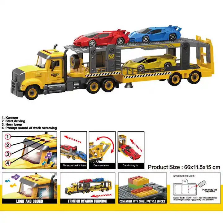 Carro Camion Grande De Construcción Juguete Para Niños