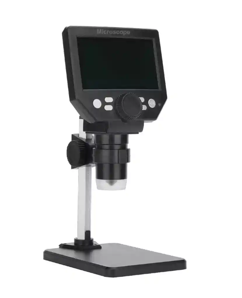 Microscopio Digital Electrónico Usb Con Base Pantalla Recargable