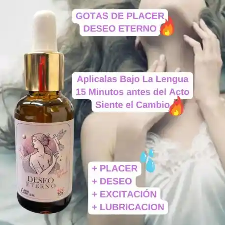Potenciador Femenino Deseo Eterno, Aumentador De Libido X 30 Ml