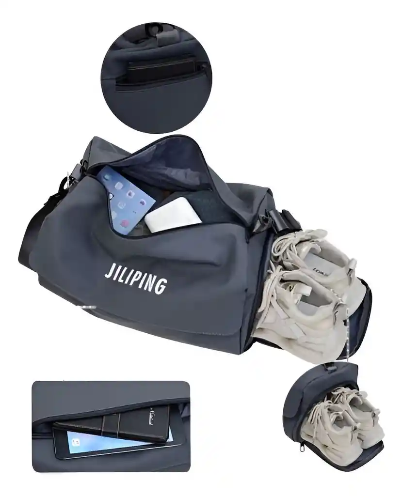 Bolso Deportivo Maletín Viaje Maleta Gimnasio Hombre Y Mujer