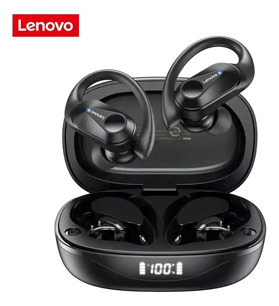Audífonos Lenovo Thinkplus Livepods Lp75 Inalámbrico Gaming Deportivos Negro
