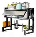 Escurridor Platos Cocina Con Gabinete Color Negro