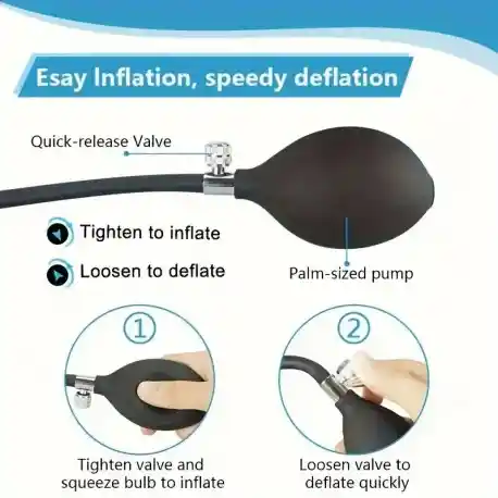 Plug Dilatador Anal Inflable