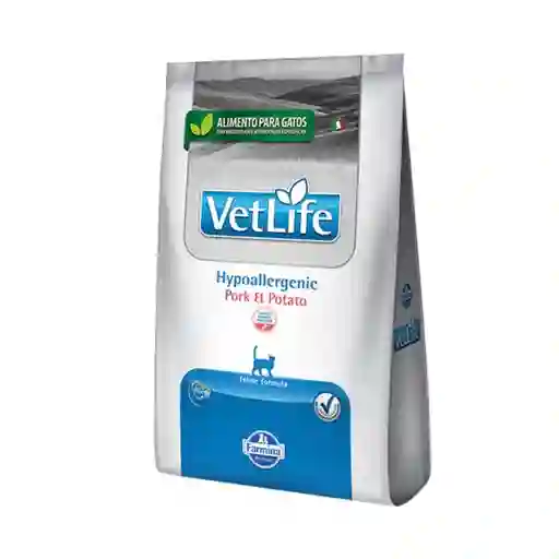 Alimento Para Gato Vet Life Hipoalergenico Cerdo 2kg