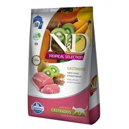 Alimento Para Gato N&d Tropical Adulto Castrado Cerdo 0,4kg