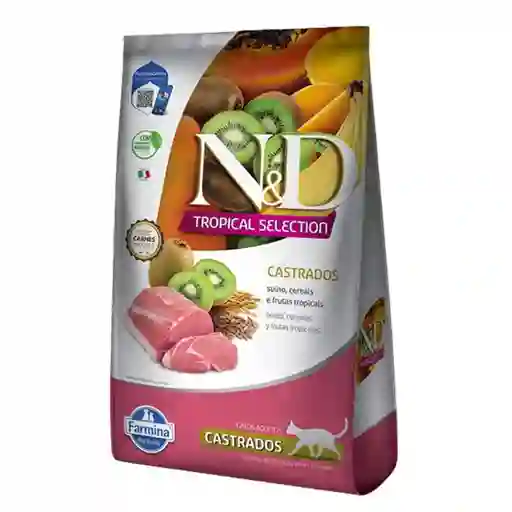 Alimento Para Gato Adulto Castrado N&d Tropical Cerdo 0,4kg