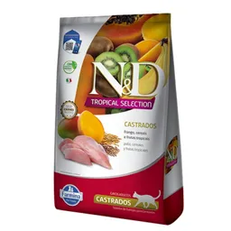 Alimento Para Gato N&d Tropical Adulto Castrado Pollo 0,4kg