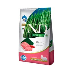 Alimento Para Perro N&d Spirulina Adulto Pequeño Cerdo 2kg