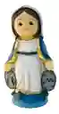 Figura Religiosa Virgen Milagrosa Carita De Bebé 10cm Porcelana Italiana Firenzi
