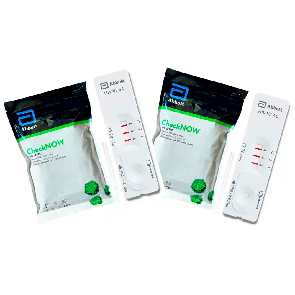 2 Pruebas Vih Rápida Casera 5 Mins Test Resultados Hiv Test Reg. Invima Prep