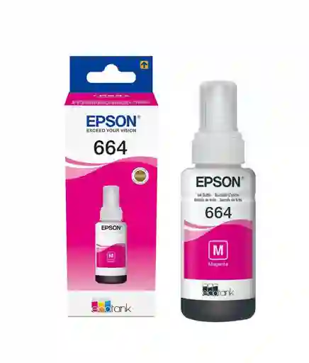 Botella De Tinta Epson Magenta T664