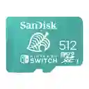 Tarjeta Micro Sdxc 512gb Sandisk / Nintendo Switch, 100mb/s