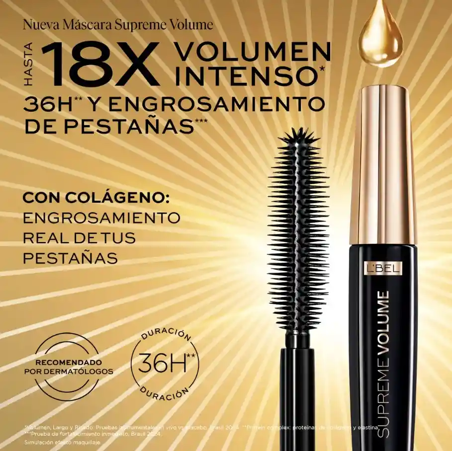 Máscara De Pestañas Supreme Volume