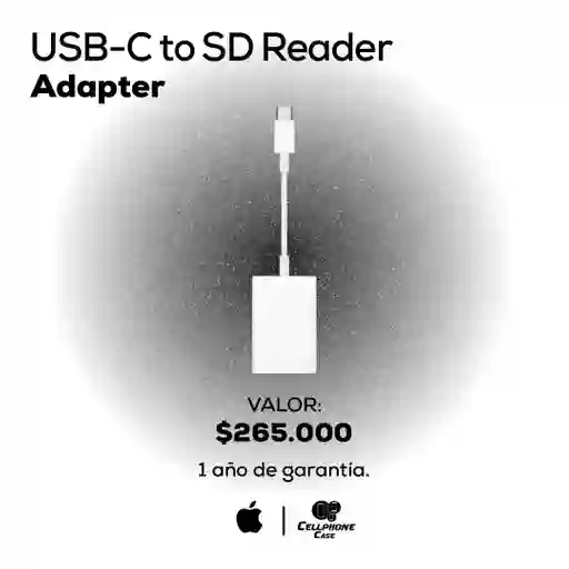 Adaptador Tipo C A Sd Reader