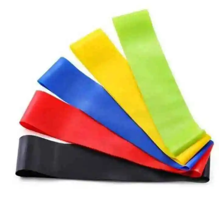 Kit Bandas Belt Elásticas Cerradas Ejercicio Resistentes X5