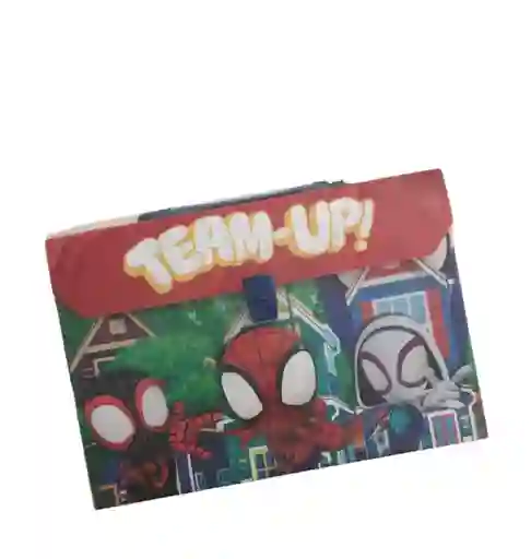 Carpeta Tipo Maletin Plástico Niño Spiderman Spidey Primavera