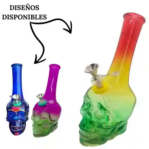 Bong Calavera Craneo Vidrio