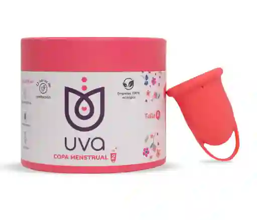Copa Menstrual Uva 2 Talla A Salmón