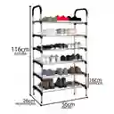 	 Organizador Zapatero Metálico 6 Niveles Shoe Rack