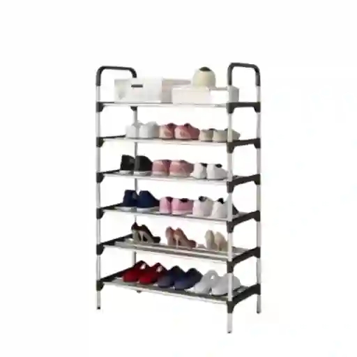 	 Organizador Zapatero Metálico 6 Niveles Shoe Rack
