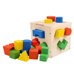 Didactico Cubo De Madera Para Encajar Dm1040
