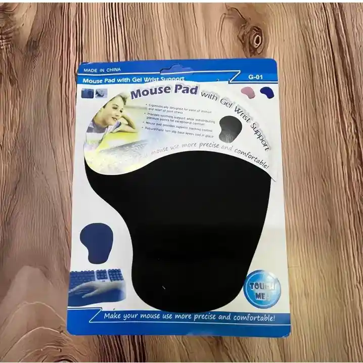 Mouse Pad Ergonómico En Gel Clásico 23x19 Cm 4 Mm