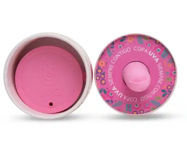 Copa Menstrual Uva 2 Talla 0 Rosada