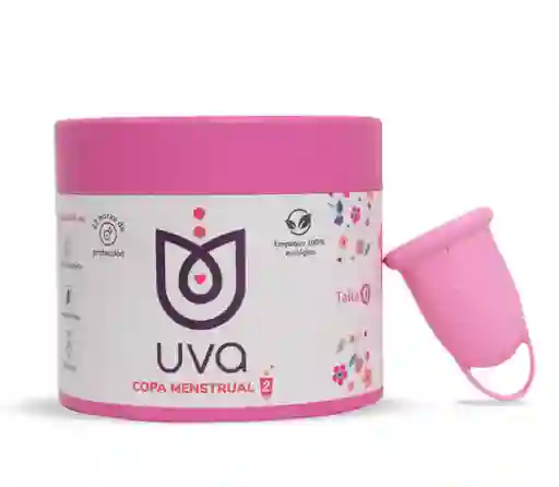 Copa Menstrual Uva 2 Talla 0 Rosada