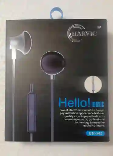 Audifonos Jack Plu Harvic Meta Alambrico