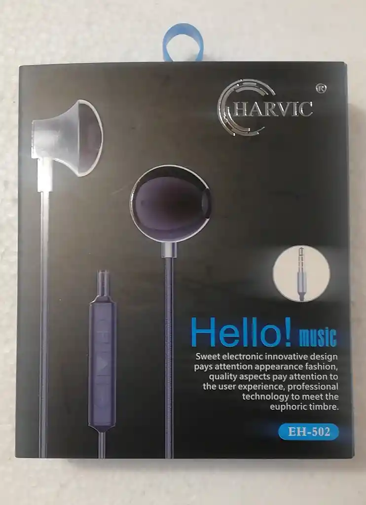 Audifonos Jack Plu Harvic Meta Alambrico
