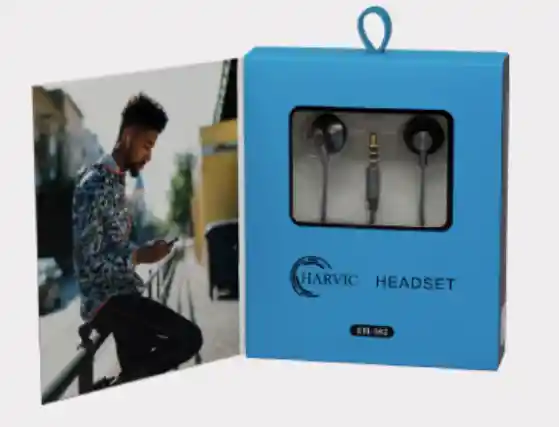Audifonos Jack Plu Harvic Meta Alambrico
