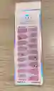 Uñas Postizas Profesionales Decoradas Largas Cuadradas Abs X24unds