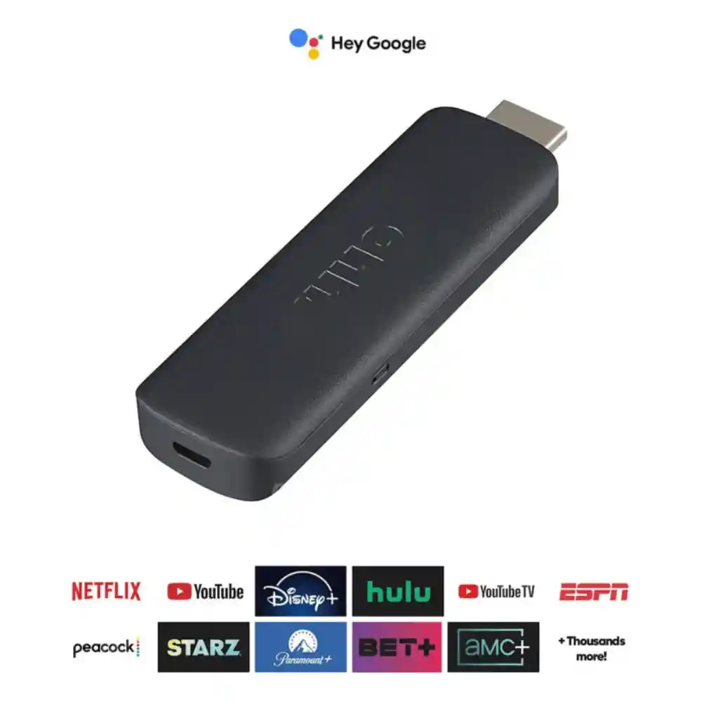 Convertidor Smar Tv Watch Onn Google Tv 2k Fhd Streaming