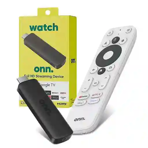 Convertidor Smar Tv Watch Onn Google Tv 2k Fhd Streaming