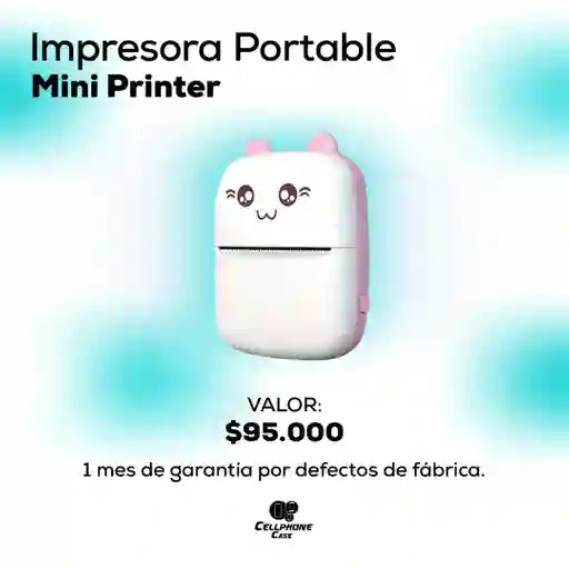 Impresora Portable Mini Printer