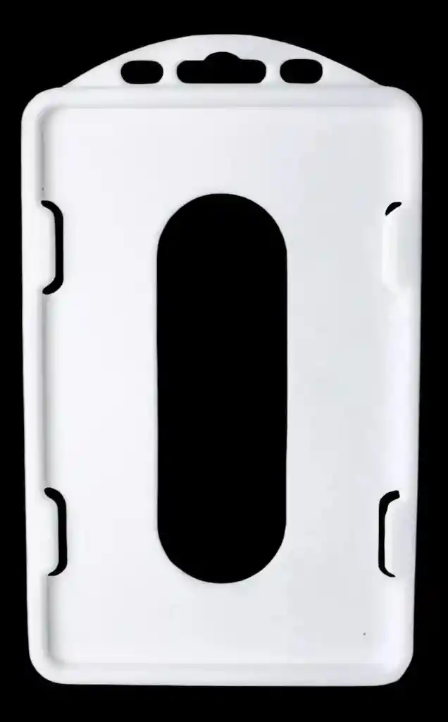 Escarapela Plástica Porta Carnet Vertical X 3 Unidades