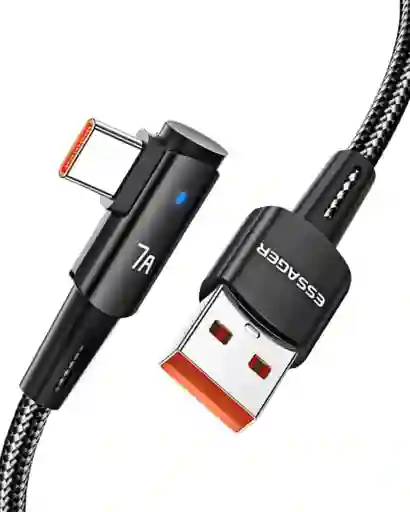 Cable Carga Rapida 100w De Nylon 2metros Usb Tipo C A Usb