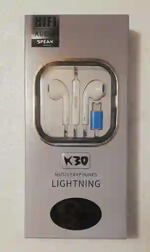 Audifonos Lightning Speak K30 Alambrico