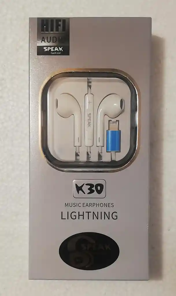 Audifonos Lightning Speak K30 Alambrico