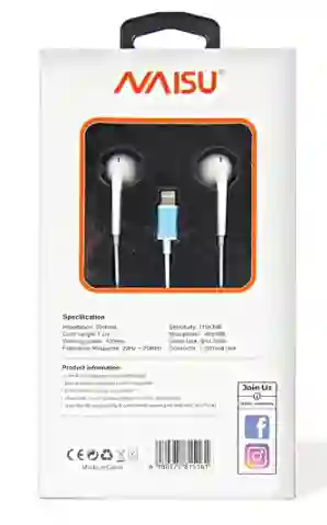 Audifonos Lightning Naizu 7s Alambrico