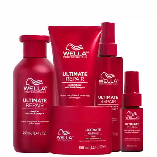 Set Wella Ultiamte Repair Pasos 1 2 3 + Mascarilla