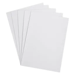 Cartulina Blanca 1/8 Reprograf Paquete X 10 Und.